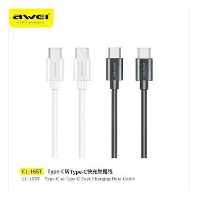 Awei CL-165T 60W Type-C To Type-C fast charging Data Cable